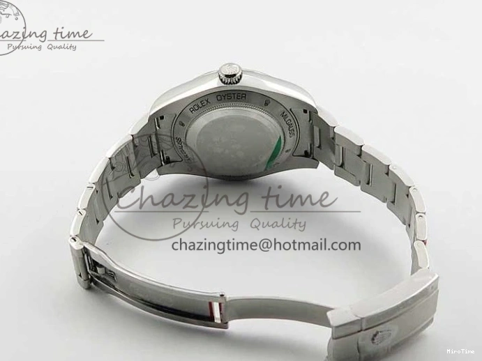MiroTime 0226 Milgauss 116400 GV Noob 1:1 Green Sapphire Blue Dial on SS Bracelet A Thermal 3124